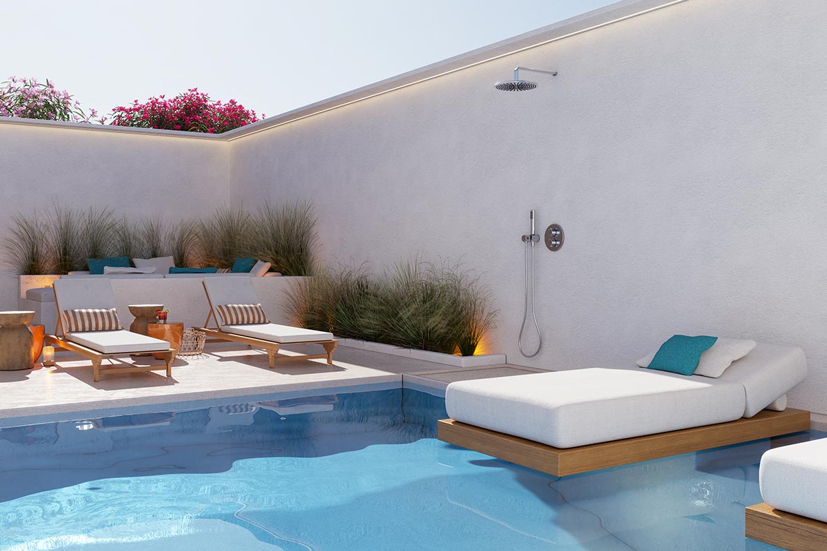 Soggiorno eco-design · Pietra locale